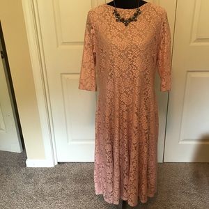 Women’s 18 Blush Lace Dress